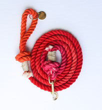 Load image into Gallery viewer, Cotton rope leash - OMBRÉ SPRITZ
